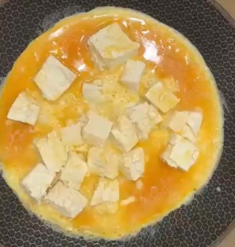Savoury Fried Egg Tofu recipe