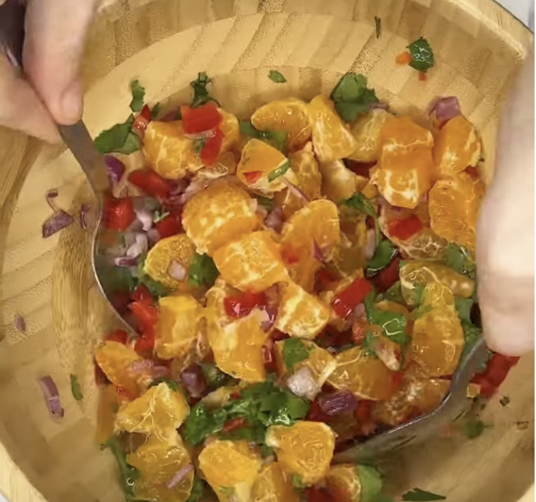 Mandarin Orange Salsa Salad
